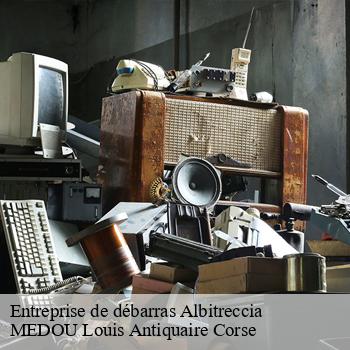 Entreprise de débarras  albitreccia-20128 MEDOU Louis Antiquaire Corse